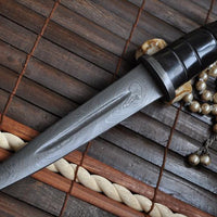 Custom Double Edge Damascus Steel Dagger