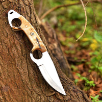 Premium Quality Handmade Skinner Knife with Leather Sheath
