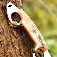 Premium Quality Handmade Skinner Knife with Leather Sheath