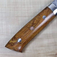 Takeshi Saji R-2 Custom Damascus Wild Series SRD-8BI Katana Slicer 270mm Ironwood Handle (10.6 inch)