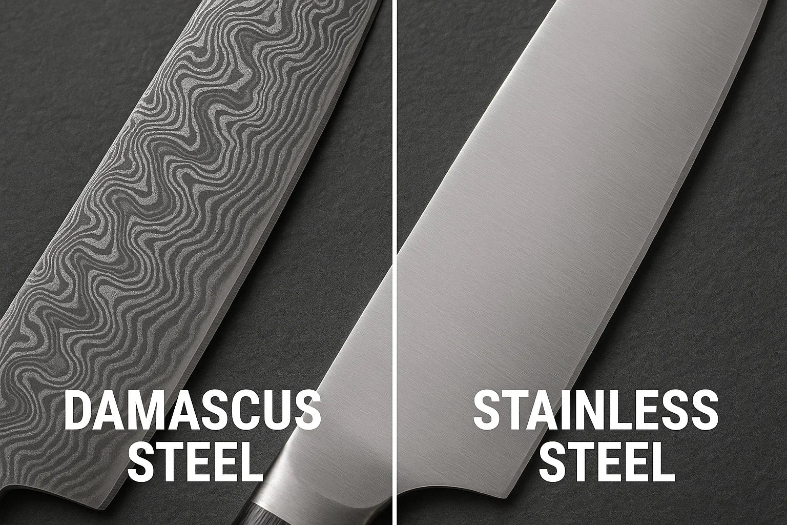 damascus steel vs stainless steel