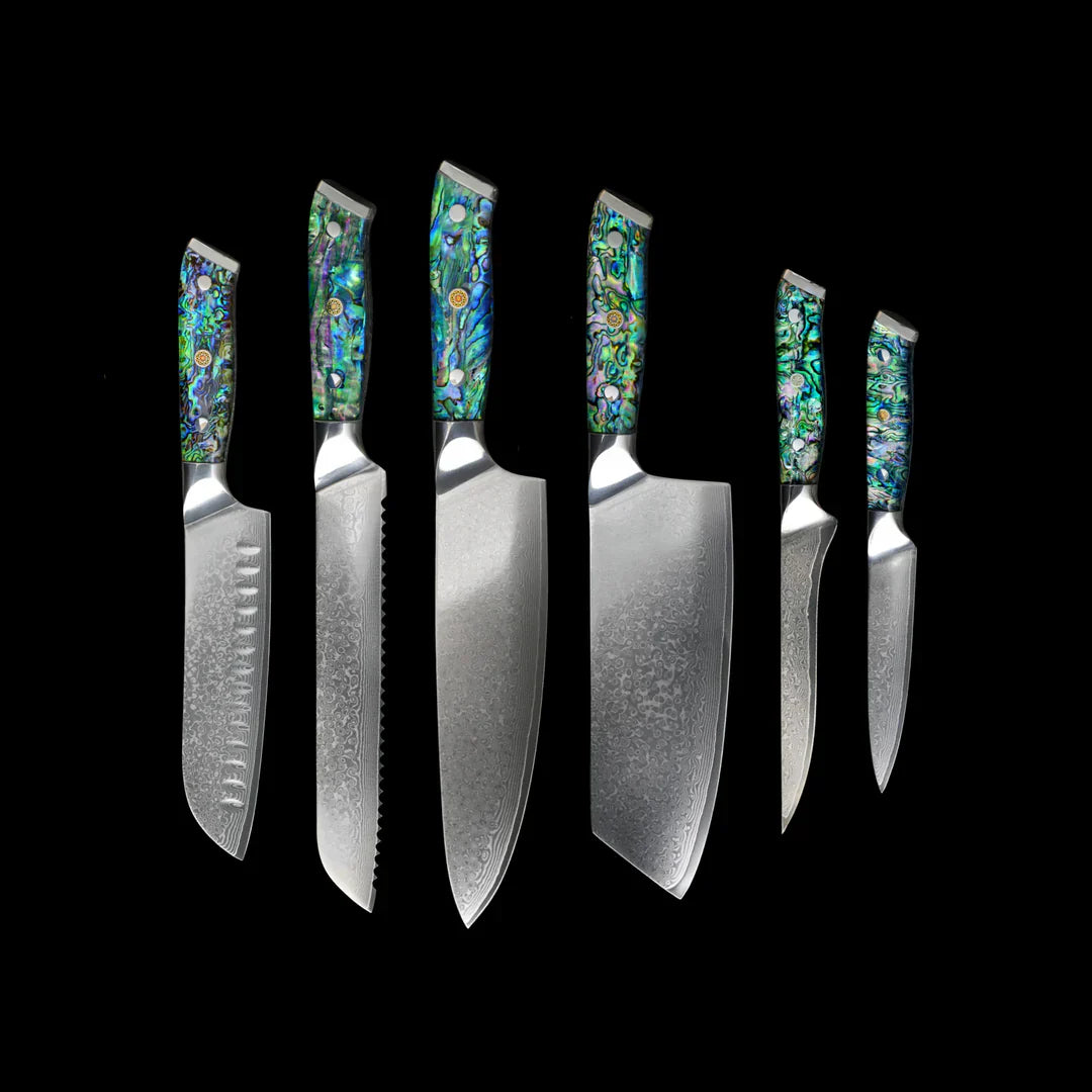 Damascus Kitchen Knives