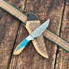 The Wild Cowboy Damascus Blade