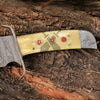 Damascus Steel Full Tang Bowie Knife Full Tang