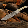 Damascus Steel Full Tang Bowie Knife Full Tang