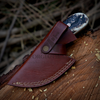 The &quot;Patton Hunter&quot; - Hand-Forged Damascus Steel Blade Skinning Knife – Perfect for Outdoor Enthusiasts
