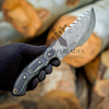 The Jim Bridger - 10 inch Tracker Knife with Micarta Handle Built for the Wilderness with Leather Sheath