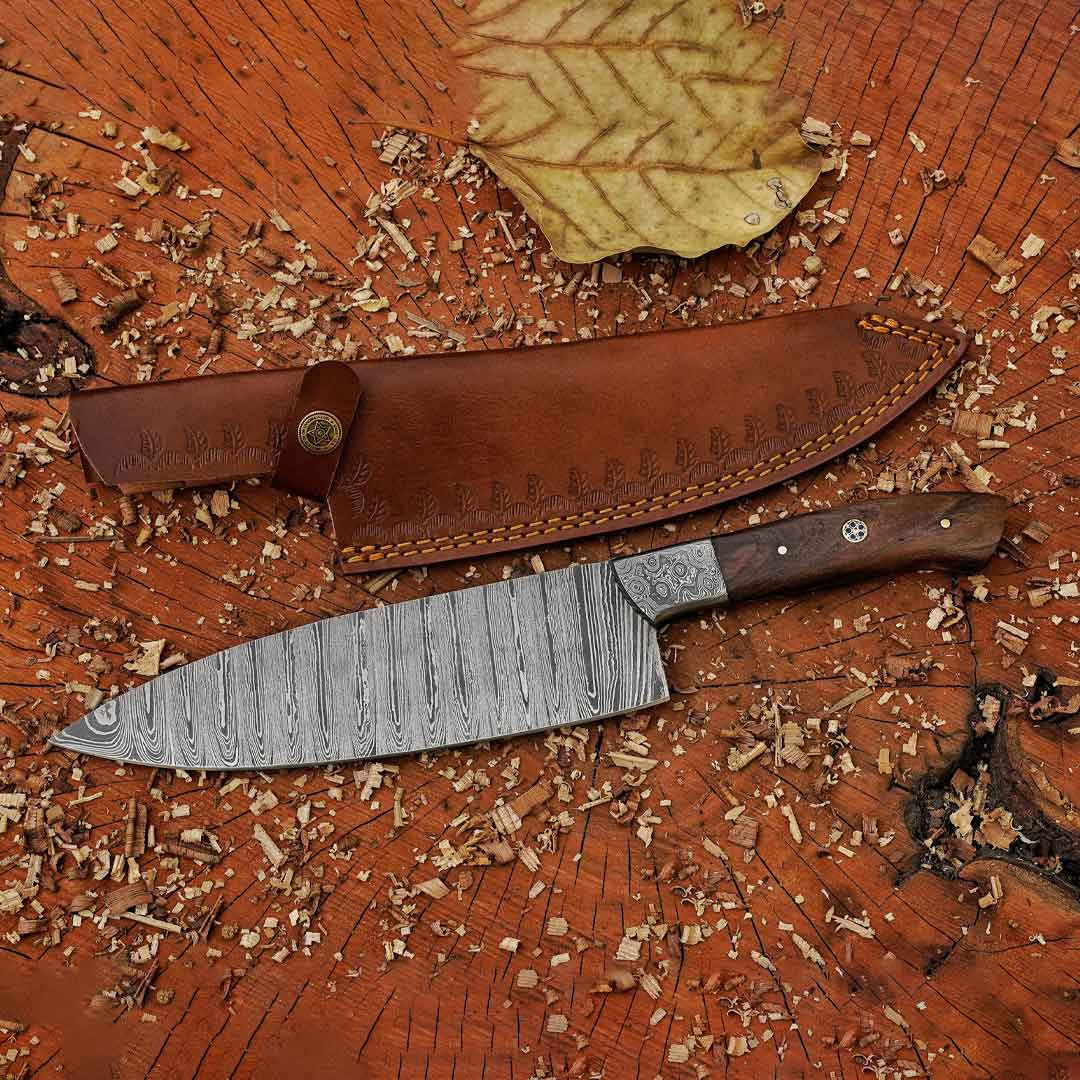 Gourmet Grace Damascus Chef Knife