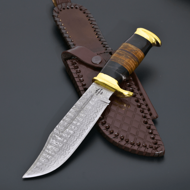 Darkstar Vanguard Damascus Bowie Knife