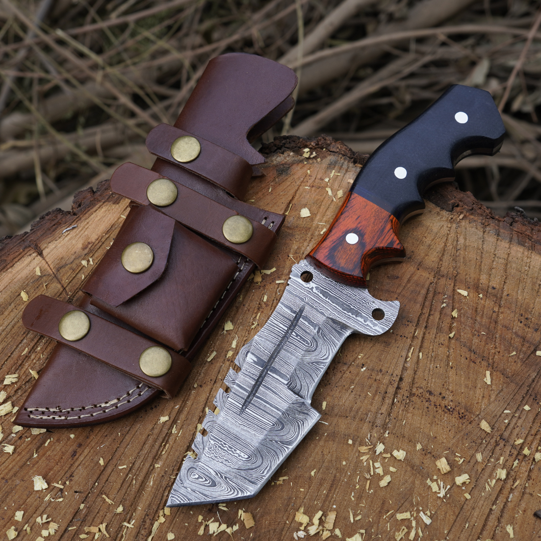 Trailwarden  Damascus Steel Tracker Knife