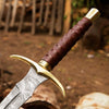 Damascus Ember Forge Custom Sword