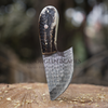 The &quot;Patton Hunter&quot; - Hand-Forged Damascus Steel Blade Skinning Knife – Perfect for Outdoor Enthusiasts