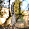 The Jim Bridger - 10 inch Tracker Knife with Micarta Handle Built for the Wilderness with Leather Sheath