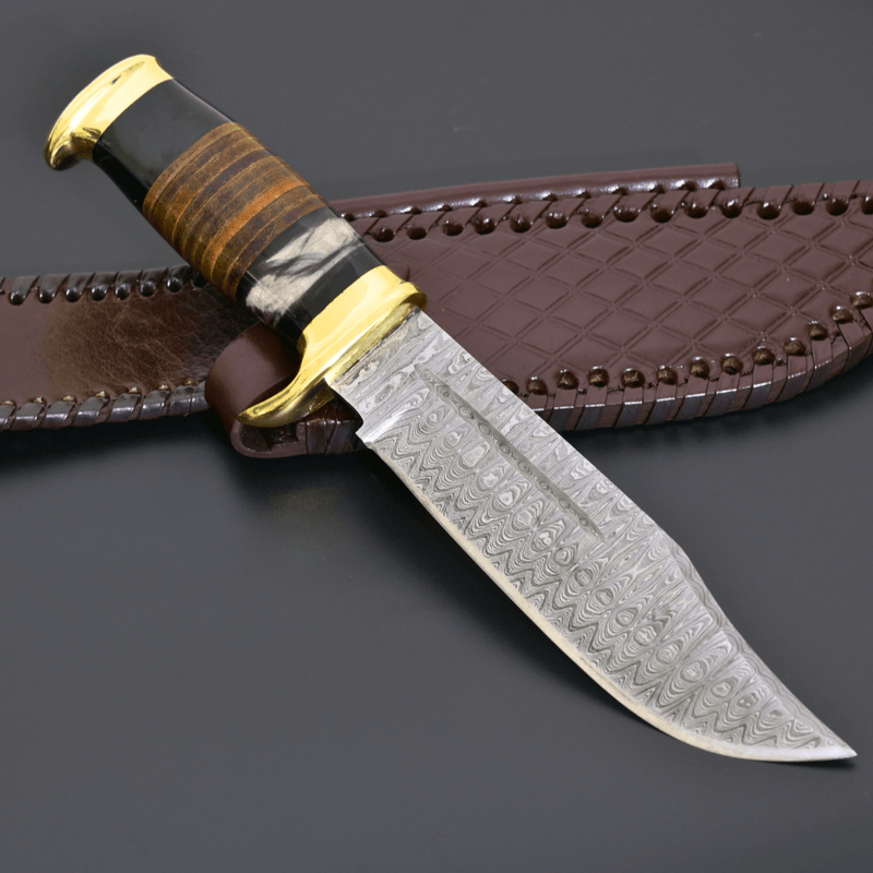 Darkstar Vanguard Damascus Bowie Knife