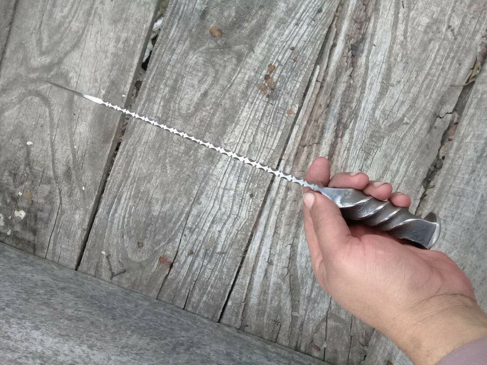 Rail Road Spike Steel Kukri Knife