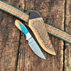 The Wild Cowboy Damascus Blade