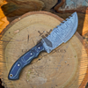 The Jim Bridger - 10 inch Tracker Knife with Micarta Handle Built for the Wilderness with Leather Sheath