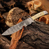 Damascus Steel Full Tang Bowie Knife Full Tang