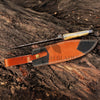Damascus Steel Full Tang Bowie Knife Full Tang