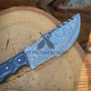 The Jim Bridger - 10 inch Tracker Knife with Micarta Handle Built for the Wilderness with Leather Sheath