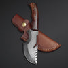 Damascus Steel Survivial Tracker Knife