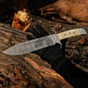 Damascus Steel Full Tang Bowie Knife Full Tang