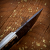 The &quot;Patton Hunter&quot; - Hand-Forged Damascus Steel Blade Skinning Knife – Perfect for Outdoor Enthusiasts
