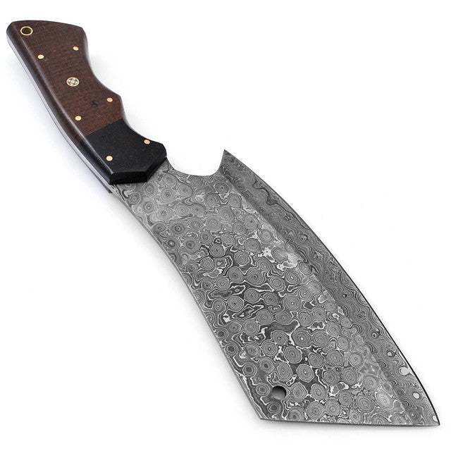 Full Tang Damascus Cleaver