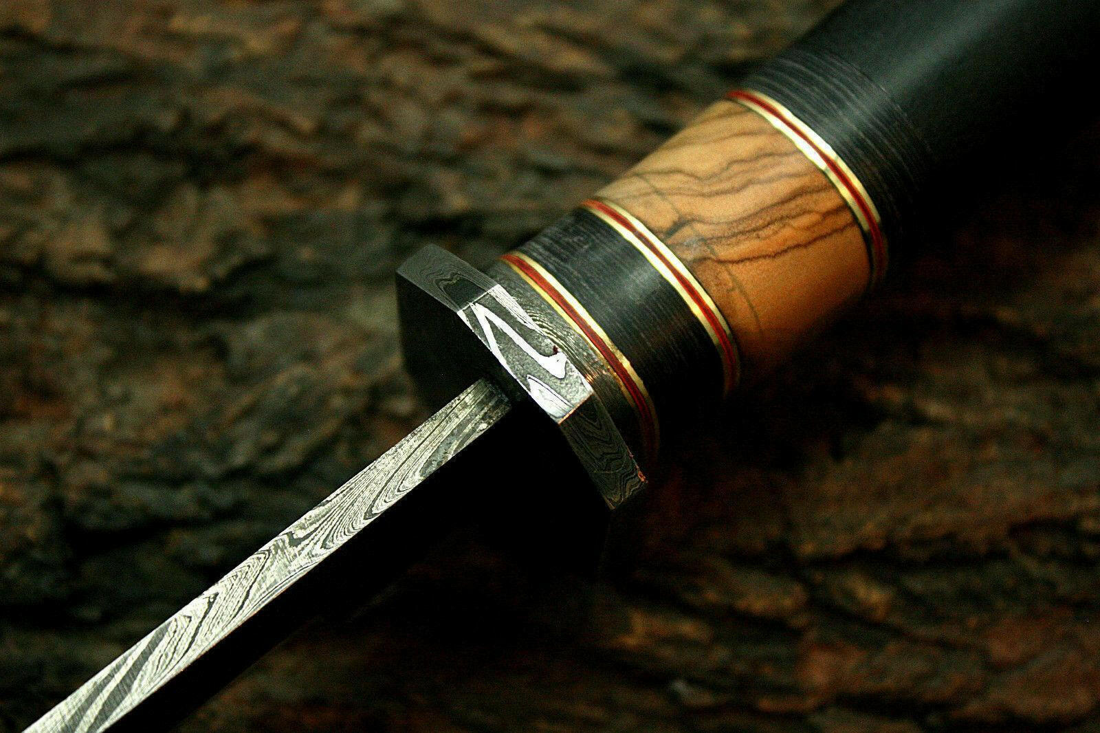 Damascus Steel Machete Sword