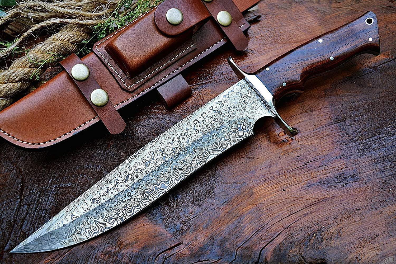 Legacy Damascus Hunting Knife