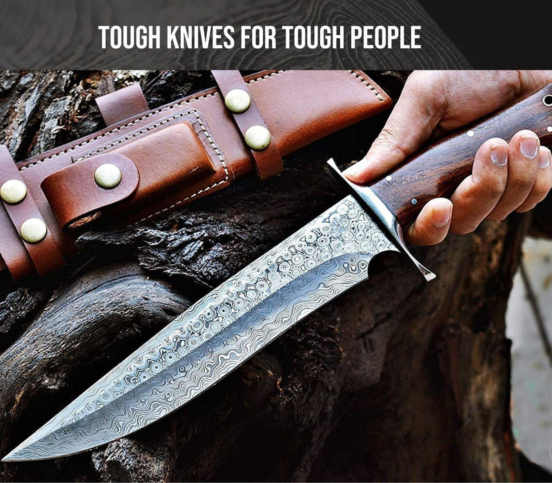 Legacy Damascus Hunting Knife