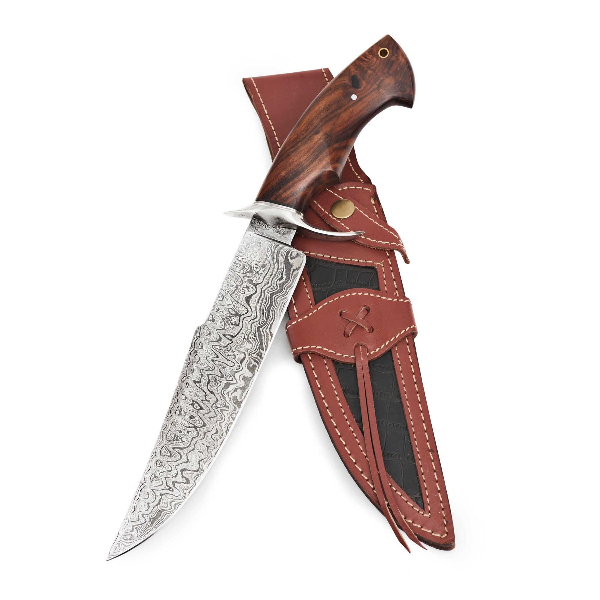 Flacon Eye Damascus Hunting Knife