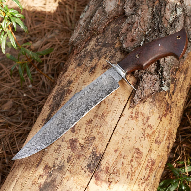 Flacon Eye Damascus Hunting Knife