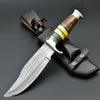 Damascus  Bowie Knife