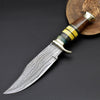 Legacy Damascus Steel Bowie Knife