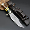 Damascus  Steel Bowie Knife