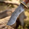 Talon Damascus Damascus Bowie Knife