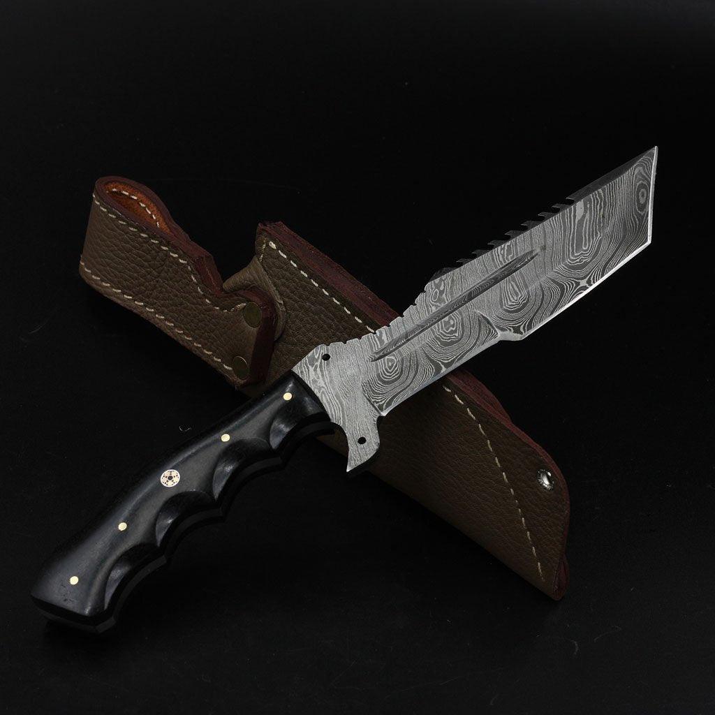 The Sentinel Damascus Tracker Knife