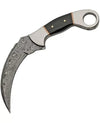 Horn Damascus Karambit