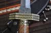 Walnut Artistic Damascus Dagger