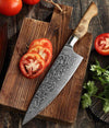 Sycamore Damascus Steel Chef Knife