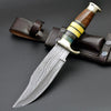 Legacy Damascus Steel Bowie Knife