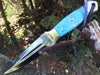 Turquoise  Fixed Blade Dagger