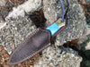 Turquoise  Fixed Blade Dagger