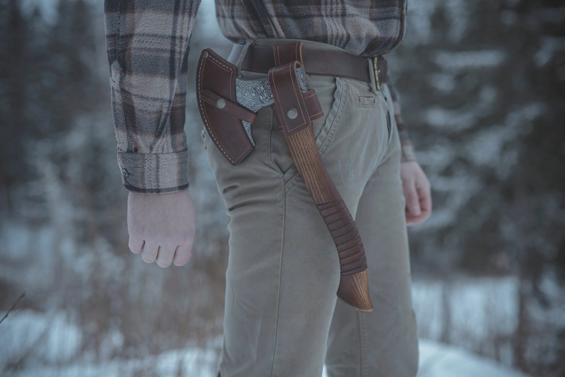 damascus axe belt cover
