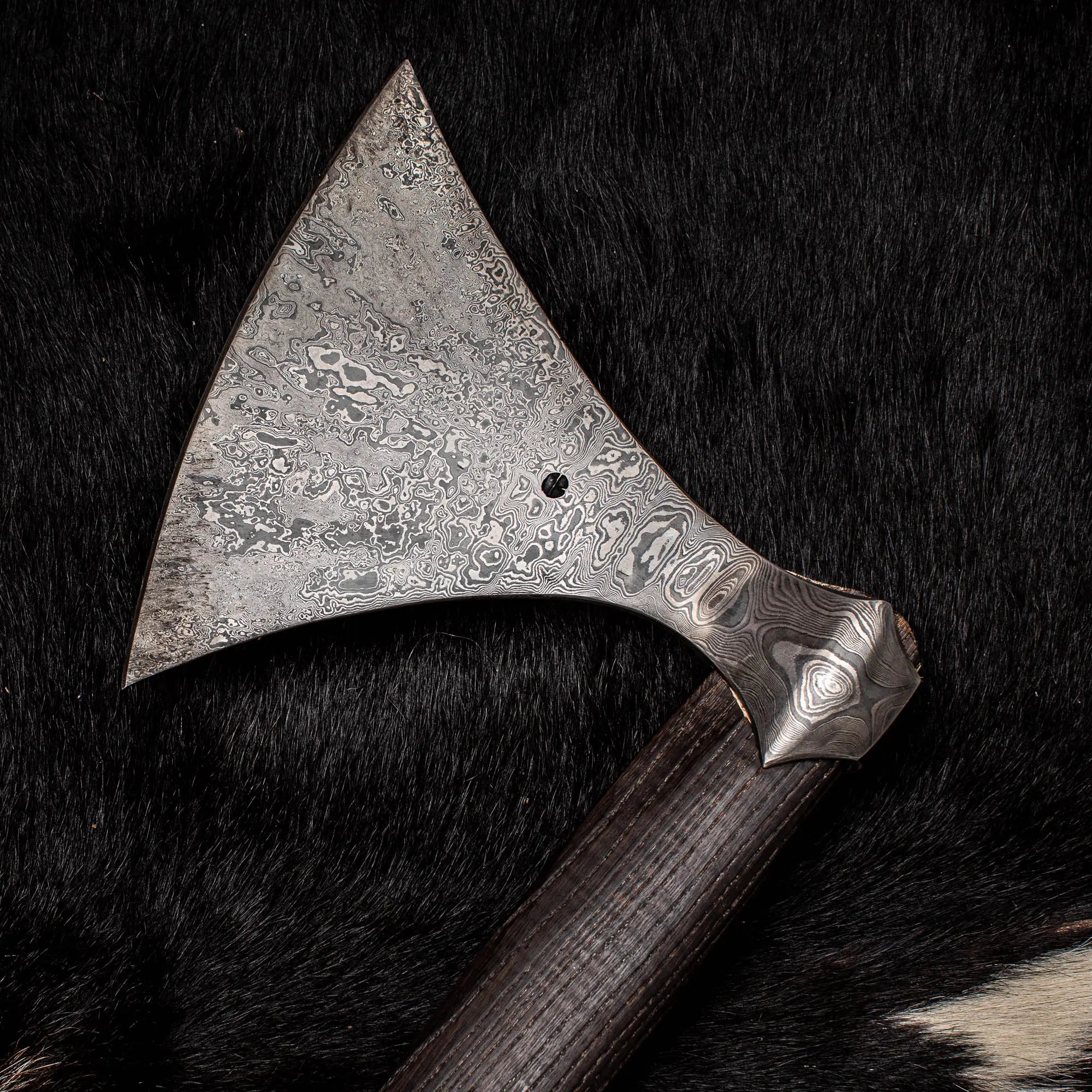 Damascus Steel Broad Axe 