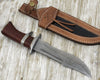 bowie Knife with leather sheath 