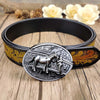 Cowboy Belt Buckle Knife