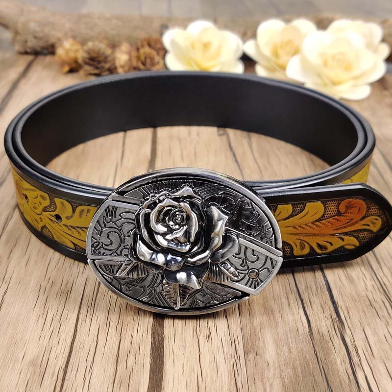 Cowboy Belt Buckle Knife