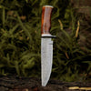 Exotic Rosewood Damascus Bowie Knife